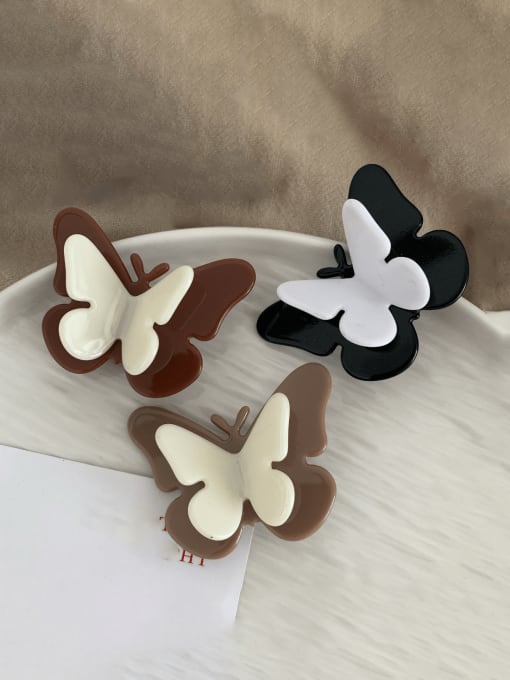 COCOS Cellulose Acetate Trend Butterfly Alloy Hair Barrette 0