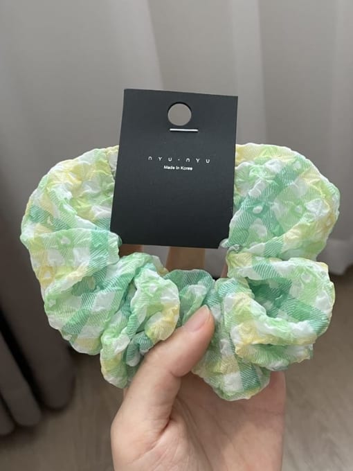 Green hair circle Fabric Minimalist Bowknot Multi Color Hair Circle