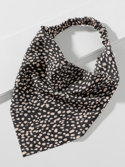 R242BK Vintage Fabric Animal print all-match retro leopard print headscarf Hair Barrette/Multi-Color Optional