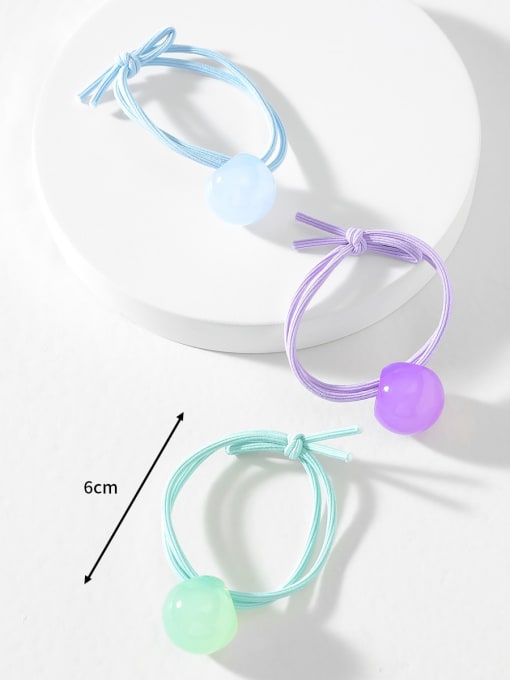 YMING Cute Cellulose Acetate Small fresh candy color hair ring Hair Barrette/Multi-Color Optional 3