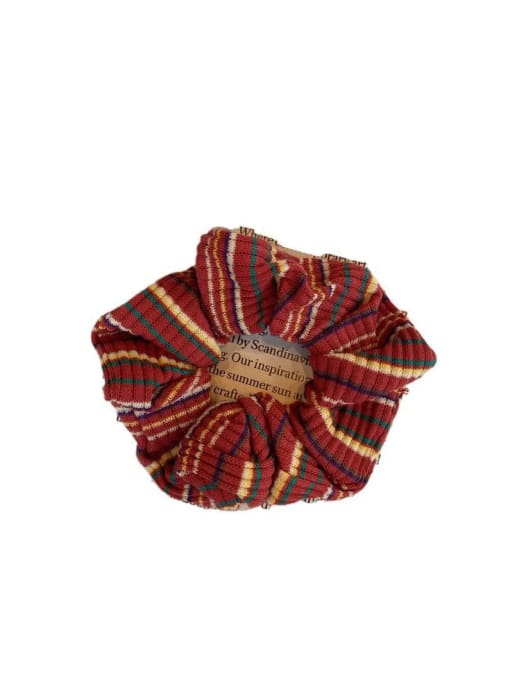 COCOS Vintage Knit pinstripes Hair Barrette/Multi-Color Optional 0