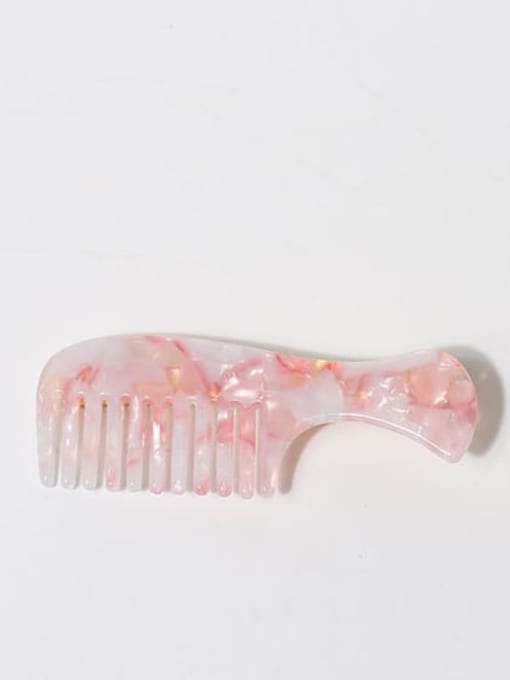 Pink comb hairpin 24x66mm Cellulose Acetate Cute Comb Hair Barrette