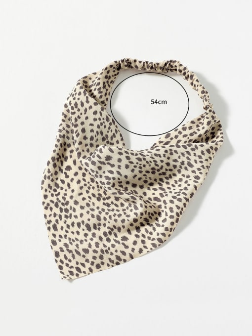 YMING Vintage Fabric Animal print all-match retro leopard print headscarf Hair Barrette/Multi-Color Optional 3
