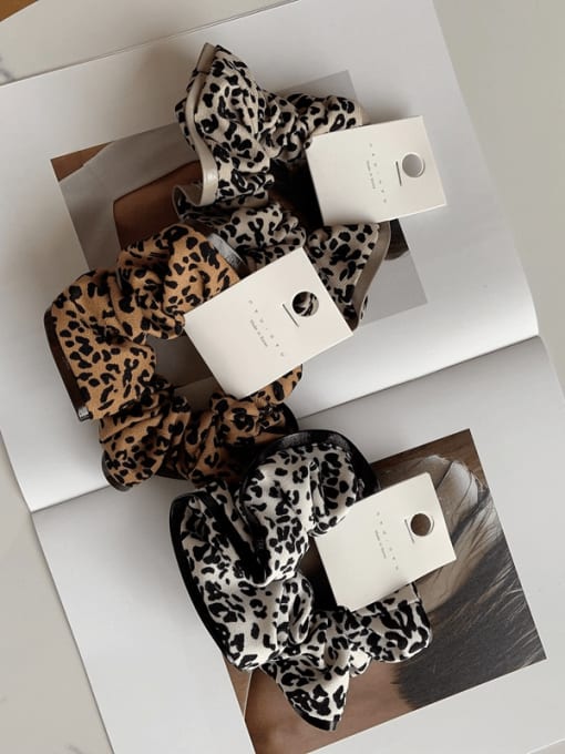 COCOS Trend fabric zebra print leopard print Hair Barrette/Multi-Color Optional 3