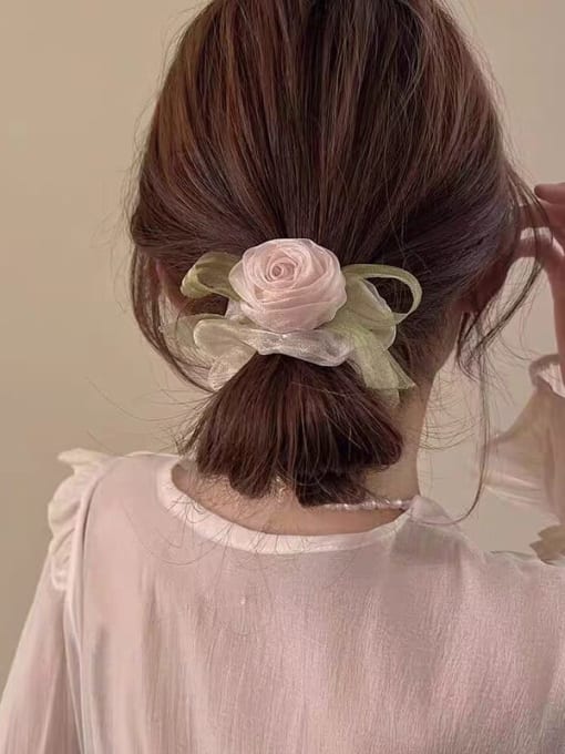 COCOS Yarn Cute Flower Hair Barrette 1