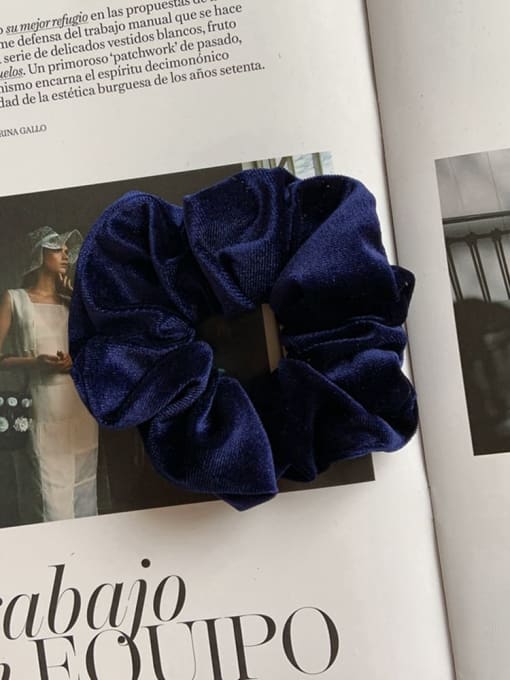 navy blue Vintage velvet Hair Barrette/Multi-Color Optional