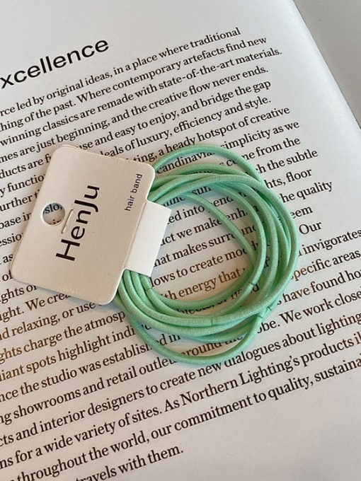 Green grass Minimalist Elastic rope Hair Rope/Multi-Color Optional