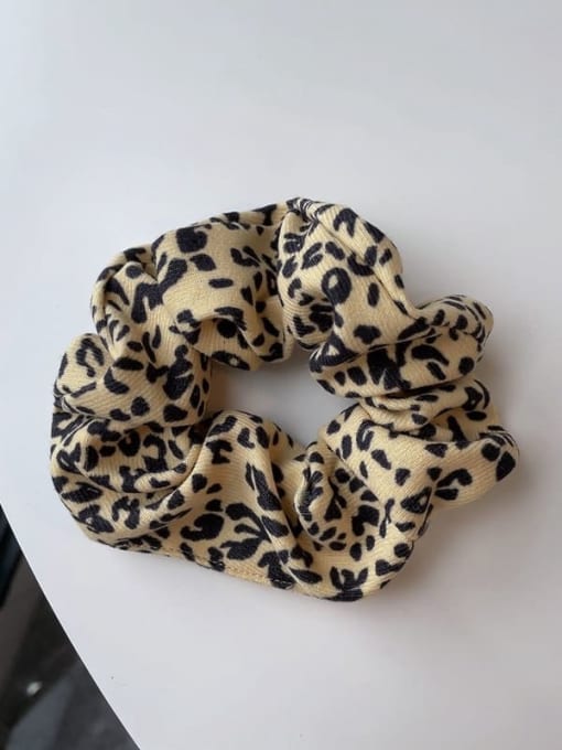Leopard Khaki Vintage fabric zebra leopard print Hair Barrette/Multi-Color Optional
