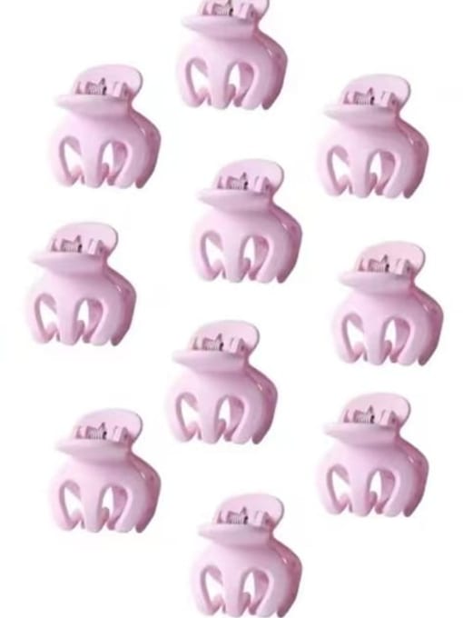 10 purple trumpets Acrylic Cute Simple and cute bangs clip frosted Jaw Hair Claw