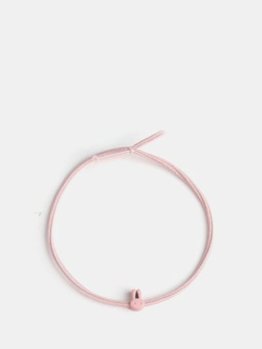 Pink Rabbit Cute Hair Rope