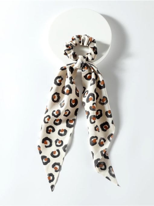 YMING Vintage Fabric Polka Dot Leopard Print Origin Big Bow Head Hair Barrette/Multi-Color Optional 4