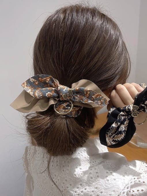 COCOS Vintage fabric floral bow Hair Barrette/Multi-Color Optional 1