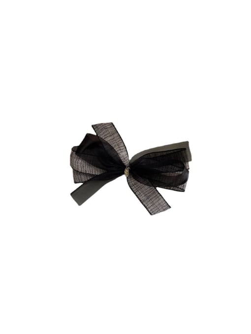 COCOS Yarn Vintage Elegant French temperament organza bow Hair Barrette