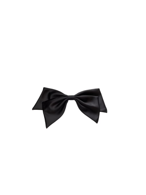 COCOS Satin Cute Silky Textured Large Bow Hair Barrette