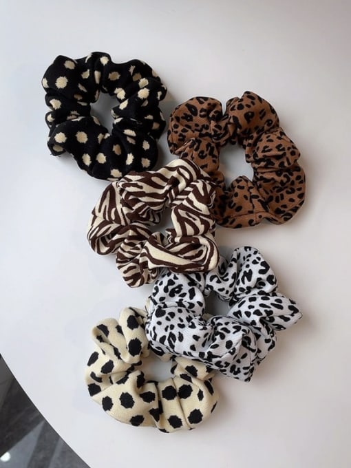 COCOS Vintage fabric zebra leopard print Hair Barrette/Multi-Color Optional 3