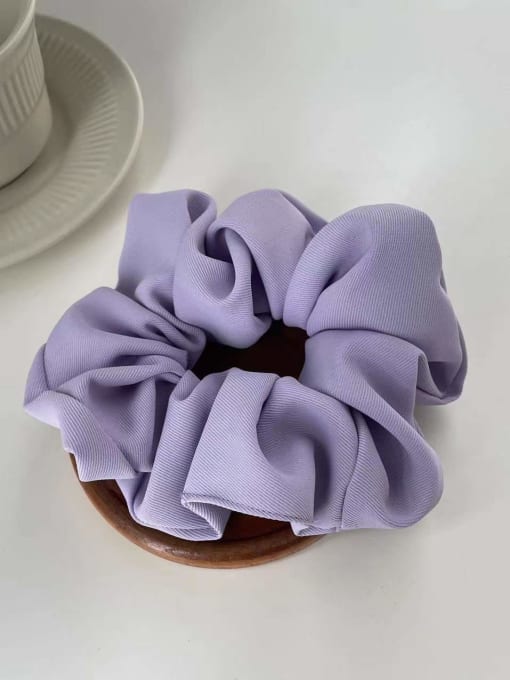 Lavender Minimalist cotton and linen solid color Hair Barrette/Multi-Color Optional