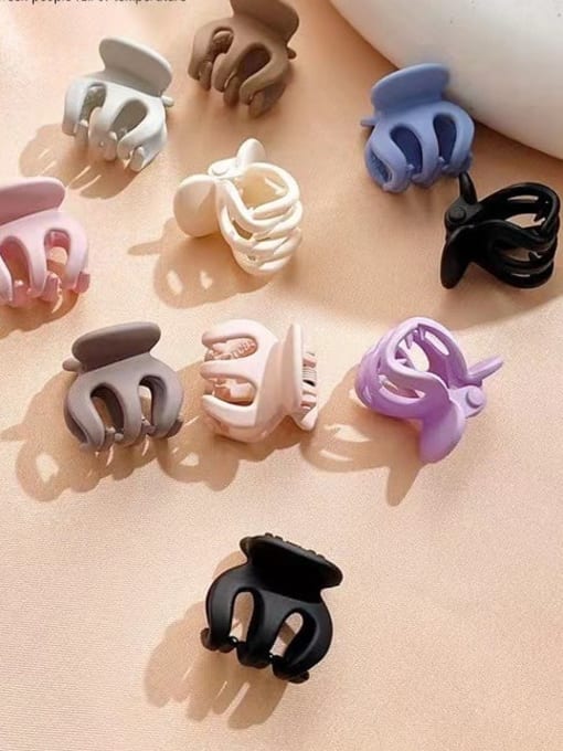 COCOS Acrylic Cute Simple and cute bangs clip frosted Jaw Hair Claw 3