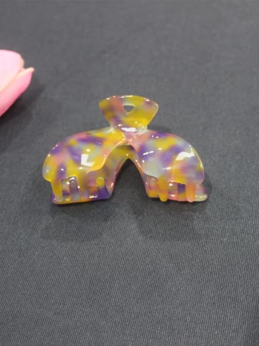 Dazzling color Cellulose Acetate Minimalist Geometric Jaw Hair Claw