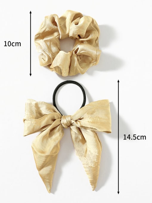 YMING Trend Satin casual hair accessories bow Hair Barrette/Multi-Color Optional 2