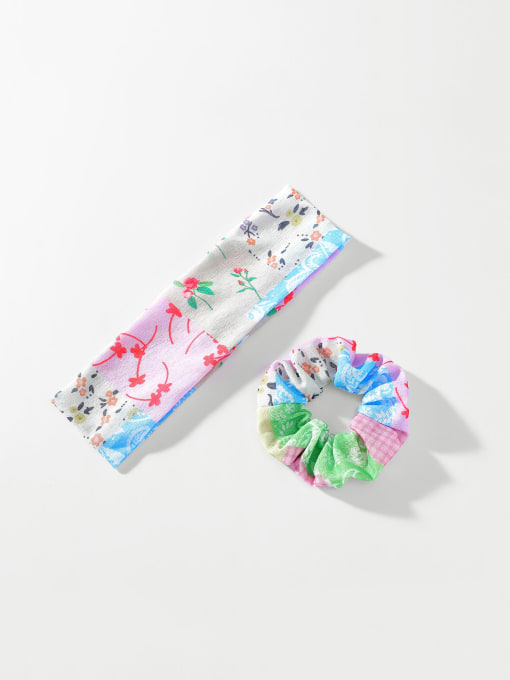 YMING Trend Fabric Mori super fairy small fresh floral headband Hair Barrette/Multi-Color Optional 1