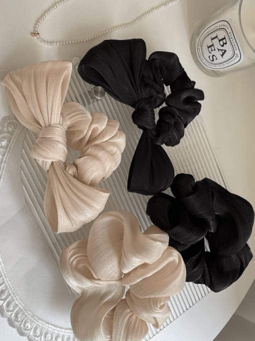 COCOS Satin Vintage Soft veil bow Hair Rope/Multi-color optional 1