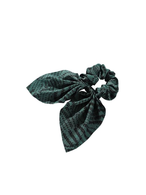 YMING Vintage Fabric Tie green birthday Korean hand-woven Hair Barrette/Multi-Color Optional 0