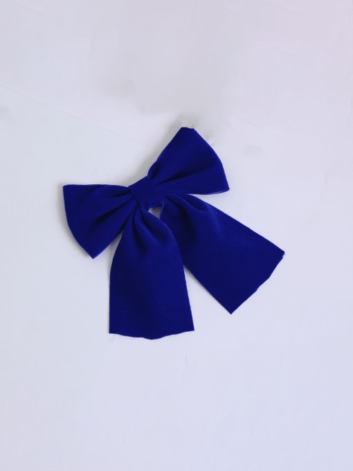 COCOS Velvet Trend Bowknot Zinc Alloy Hair Barrette 1