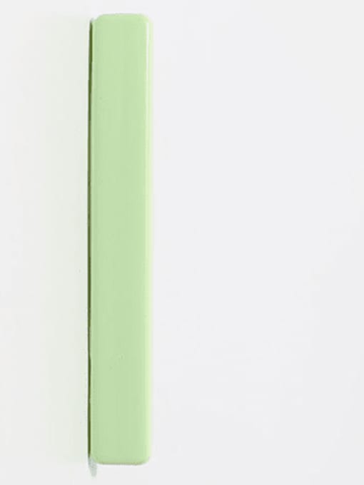 Light green slender hairpin 8x65mm PVC Cute Geometric Hair Barrette