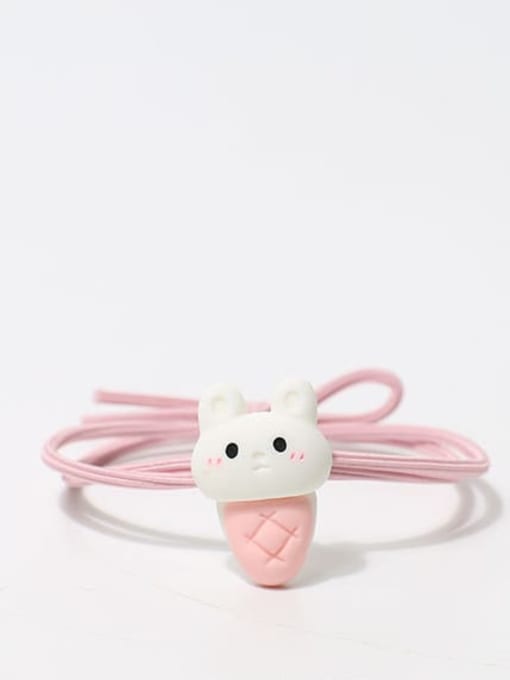 Ice cream bunny Elastic rope Cute Bear Hair Rope