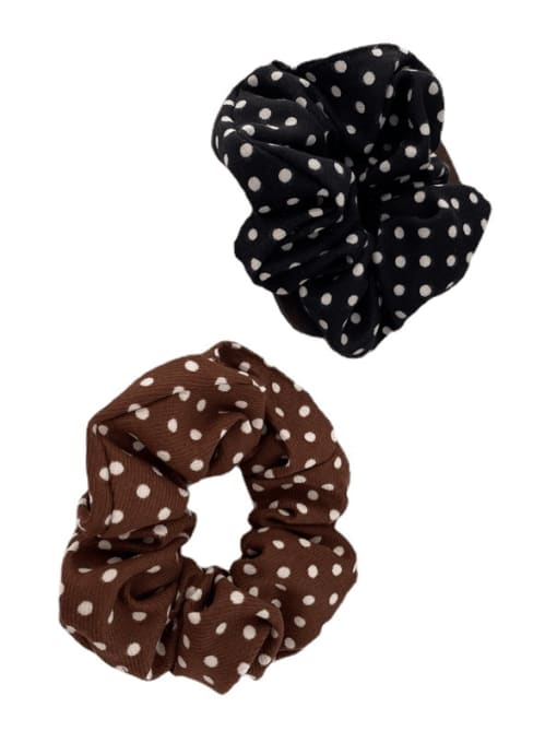 COCOS Vintage Fabric Temperament polka dots Hair Barrette/Multi-Color Optional 0