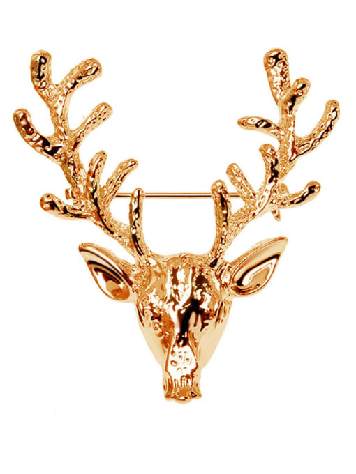 XIXI Alloy Deer Hand Vintage Brooch 0