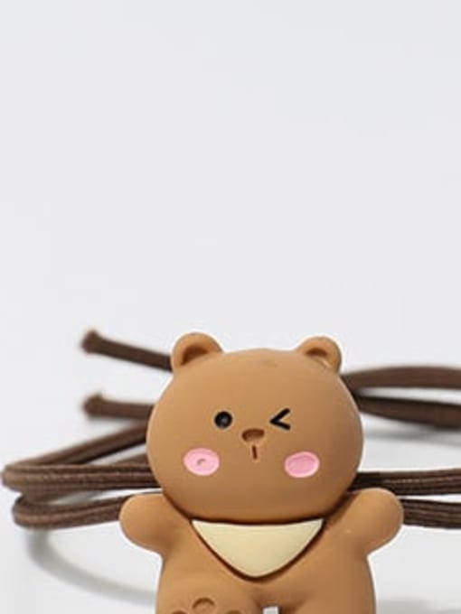 Bear Skin Tendon Elastic rope Cute Bear Hair Rope