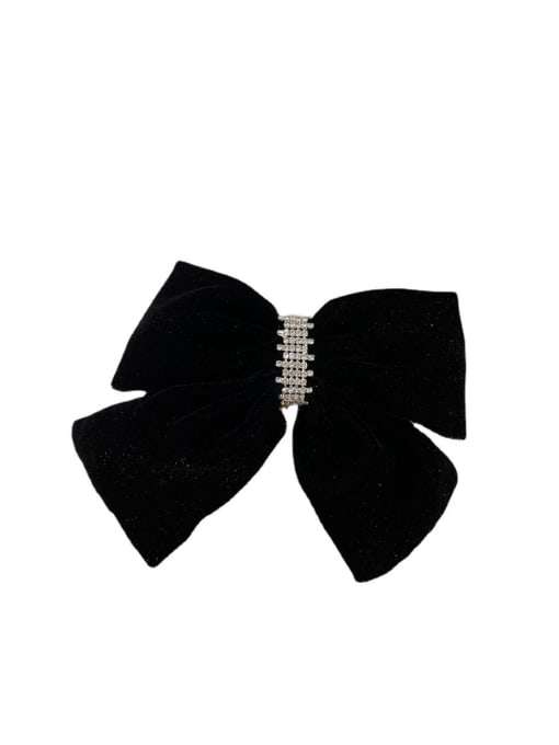 COCOS Vintage velvet diamond bow Jaw Hair Claweair /Multi-Color Optional 0