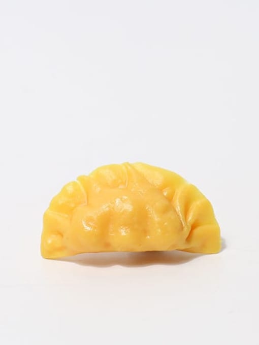 Yellow dumplings Plastic Cute Funny food simulation Hair Barrette