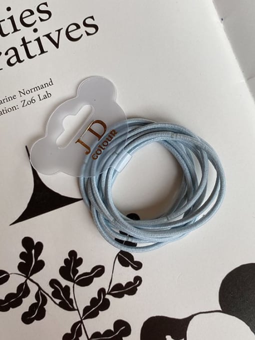 blue Minimalist Elastic rope Hair Barrette/Multi-Color Optional