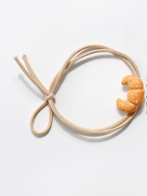 Croissant Plastic Cute Geometric Hair Rope