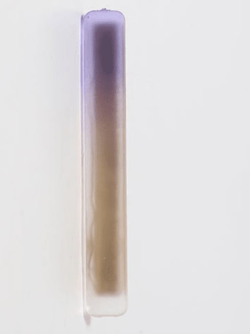 Purple gradient semi transparent 8x65mm Cute Gradient translucent  Hair Barrette