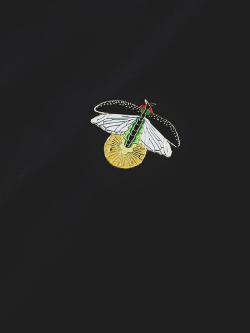 XIXI Alloy Enamel Insect Cute Beetle Brooch 2