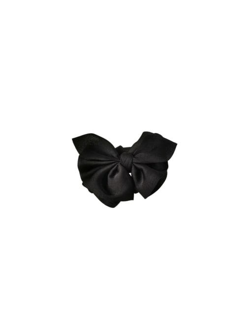 COCOS Satin Vintage Bowknot Alloy Jaw Hair Claw