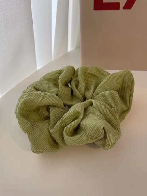 green Vintage  Cotton folds Hair Barrette/Multi-Color Optional