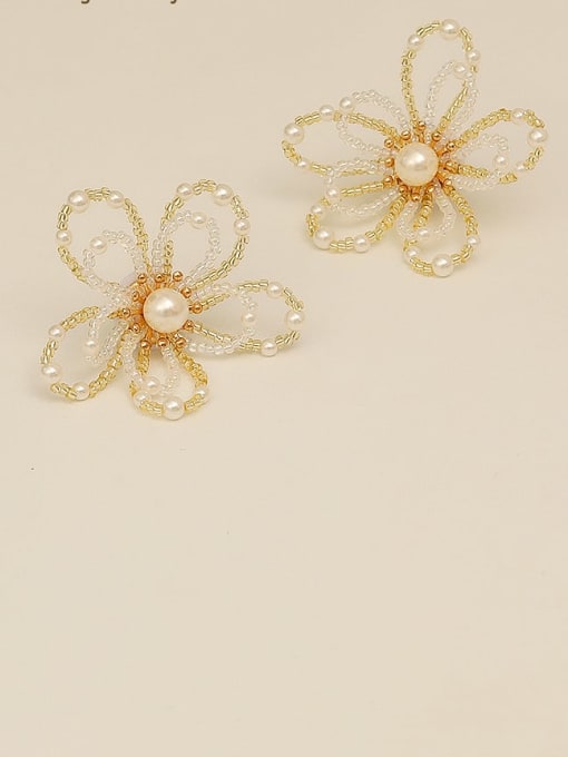 HYACINTH Copper Alloy Flower Dainty Trend Korean Fashion Earring 1