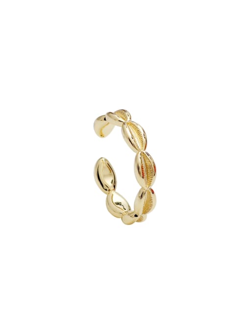 HYACINTH Copper Alloy Flower Minimalist Fashion Ring 4