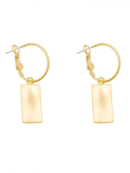 HYACINTH Copper Alloy Gold Geometric Trend Trend Korean Fashion Earring 4