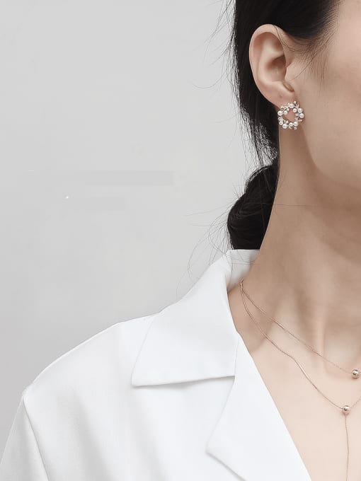 HYACINTH Copper Alloy Geometric Dainty Trend Korean Fashion Earring 1