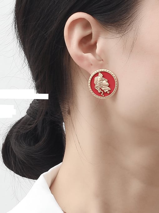 HYACINTH Copper Alloy Geometric Trend Trend Korean Fashion Earring 1