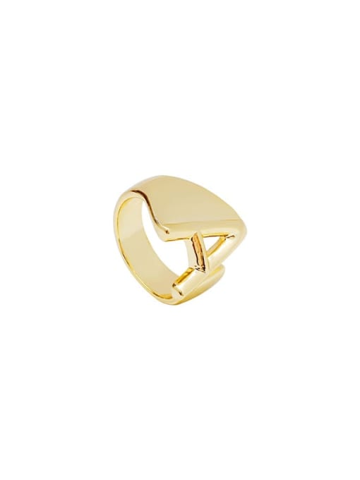 HYACINTH Copper Alloy Number Dainty Fashion Ring 3