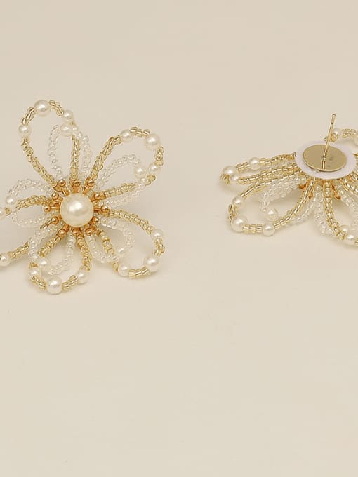 HYACINTH Copper Alloy Flower Dainty Trend Korean Fashion Earring 2