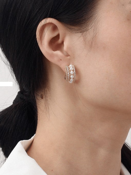 HYACINTH Copper Alloy Geometric Trend Korean Fashion Earring 1