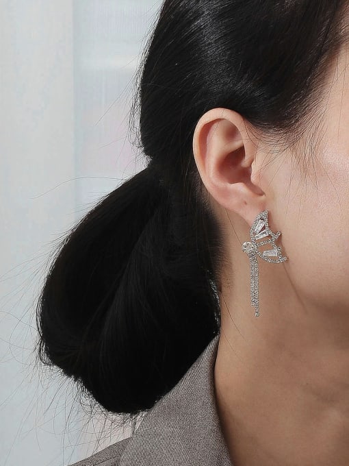 HYACINTH Copper Alloy Tassel Dainty Trend Korean Fashion Earring 2