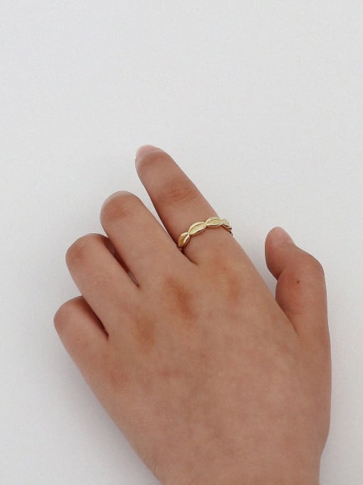 HYACINTH Copper Alloy Flower Minimalist Fashion Ring 1